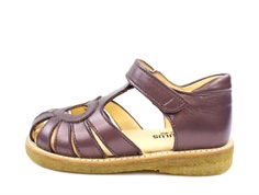 Angulus sandal lavender shine med hjerte (smal)